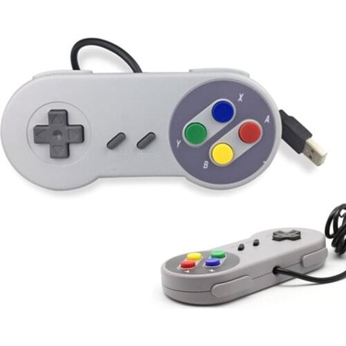 1PCs USB Gamepad Game Controller Gaming Joystick Controller for SNES Game pad for Windows PC MAC Computer Control Joystick