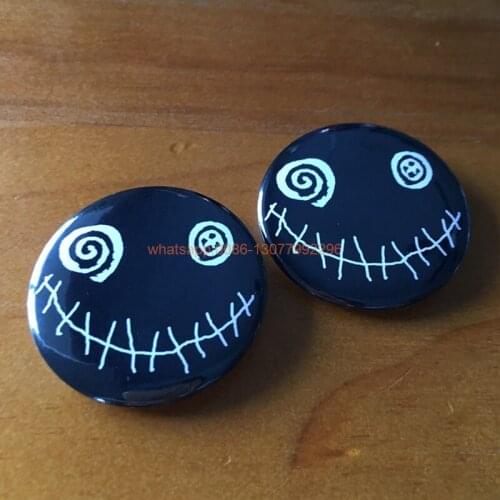 100pcs Customized 44*44mm tinplate badge round badge brooch plate Pin Badges for Clothing Decoration