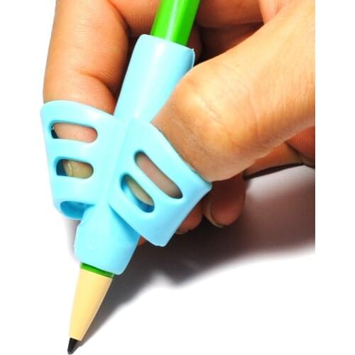 3Pcs/lot New Top Silica Gel Baby Kids Child Learning Toy Writing Posture Tool Hold Pen Correction Stationery Set Education Gift
