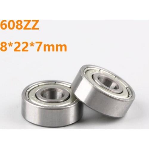 608ZZ 608Z 608 Z ZZ 8x22x7mm Deep Groove Ball bearing Miniature ball bearing 8*22*7mm 3D printer parts