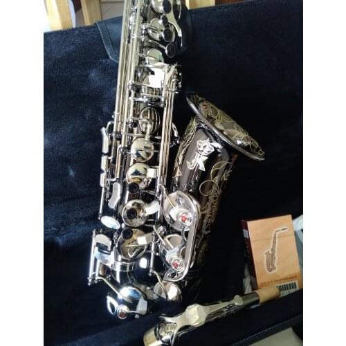 Copy Germany JK SX90R Keilwerth Alto Saxophone Real picture Black NickeI Professional Musical Instrument With Sax Mouthpiece