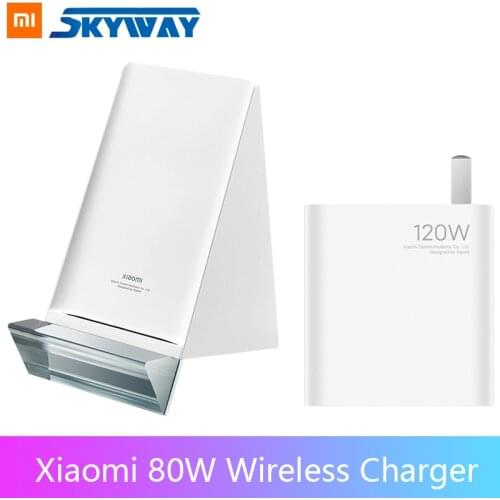 Xiaomi 80W MAX Wireless Charger Stand Smart Temperature Control Vertical Charging Base With Cable Fast Charge For Xiaomi 11 pro