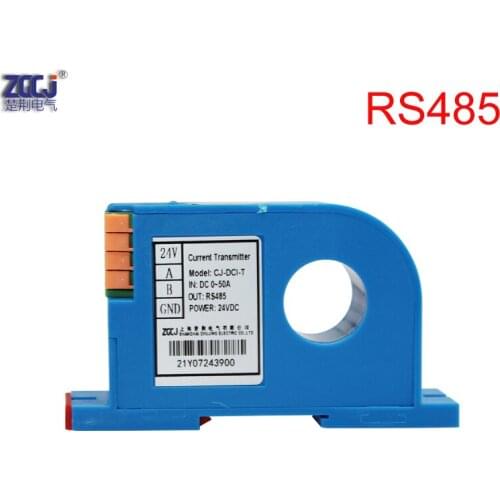 DC ampere sensor with RS485 communication function DC0-50A,60A,63A,80A,100A,200A,500A,1000A DC current transmitter