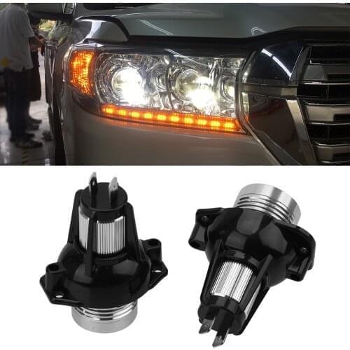 2pcs LED Angel Eyes Marker Light Bulbs Error Free Car Lamps for BMW E90 E91 Auto Fog Lamp Decorative Lights DC 12V