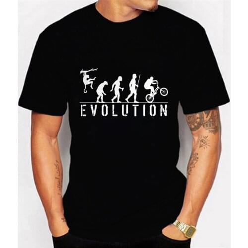 Mens Evolution of Biking Print T-shirt Loose Short Sleeve Tops Woman Casual Oversize Tees Male Korean Streetwear T Shirts Tees