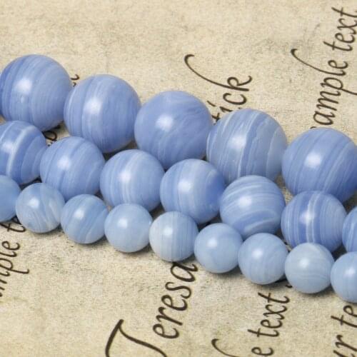 Natural Purple Agates Onyx Stone Beads Smooth Round Loose Spacer Beads For Jewelry Making DIY Charms Bracelets 15inch 6/8/10mm