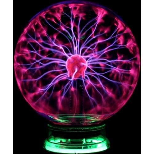 Novelty Glass Magic Plasma Ball Light 3 4 5 6 inch Table Lights Sphere Nightlight Kids Gift For New Year Magic Plasma Night Lamp