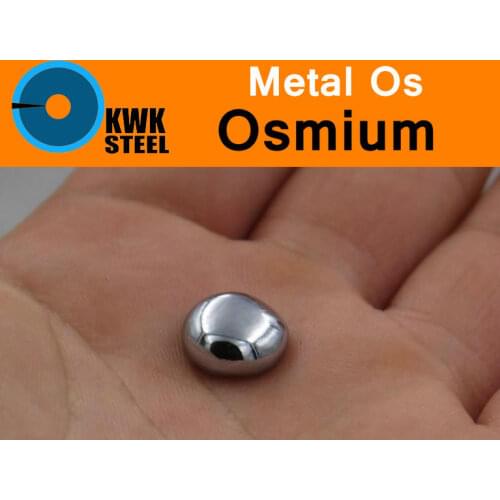 Os Osmium Ball Bead Pure 99.95% Periodic Table of Rare-earth Precious Metal Elements for Research Study Education Collection