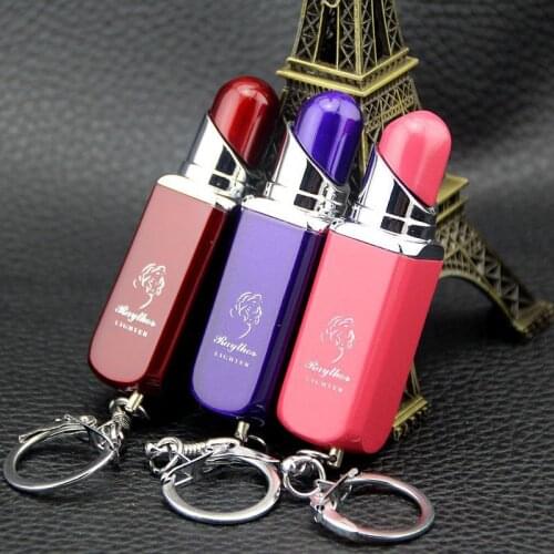 Lipstick Pendant Originality Flame windproof Lighter Fireproof