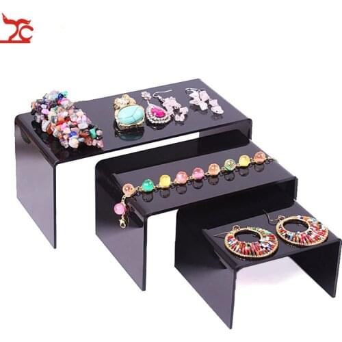 Transparent Acrylic Display Stand Multi-functional Jewelry Storage Rack Display Racks Cosmetics Display Holder