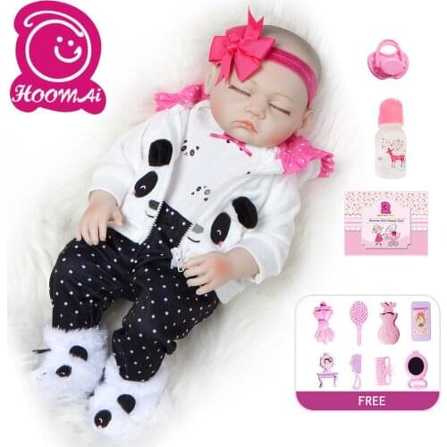 20" Inch Realistic Bebe Reborn Newborn Baby Dolls Reborn Lifelike Full Body Silicone Babies Toddler Dolls Toys