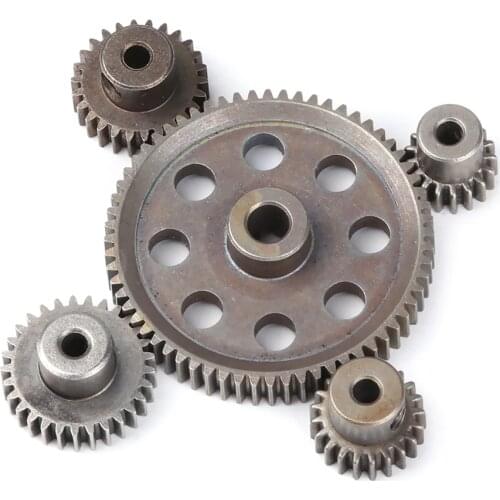 Motor Pinion Grey Main Gear 64T 11181 Unlimited Steel Teeth 21T Truck Metal Diff 1/10 RC Parts 5 Styles HSP RC Tools 11184