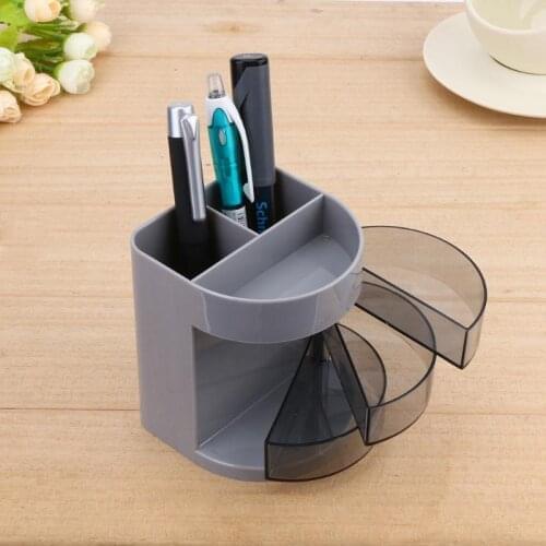 School Home Stationery Table Round Container Student Supply Creative Spplies w48 for Schoolwork Organizer Storage Pen Holder