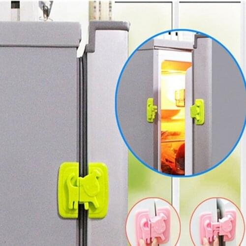 Safety Products Cartoon Shape Kids Baby Care Safety Security Cabinet Locks & Straps Products For Fridge Door Cabinet Locks