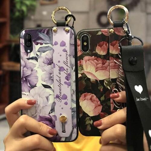 Waterproof Kickstand Phone Case For Wiko Y80 Lanyard For Woman Soft Case Shockproof New Arrival