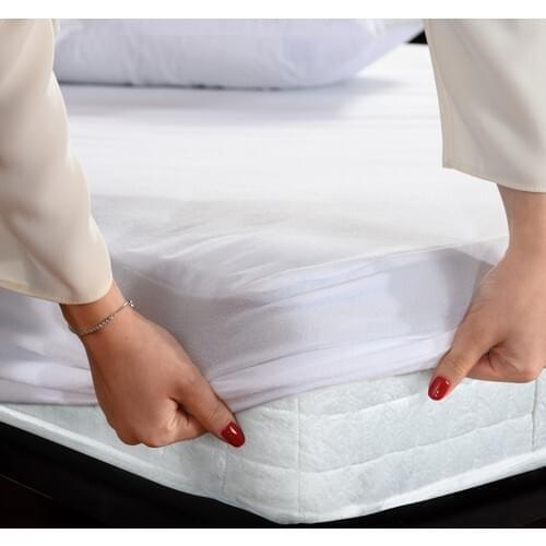 Water Liquid Waterproof Mattress Protector Mattress Pad 160 X200 (7 DIFFERENT SIZE)-Pamukkale Mattress Pad Fitted Made in Turkey / Shipping from Turkey