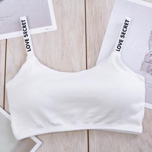 Woman Fitness Breathable Sport Bra Casual Lingerie Solid Shoulder Strap Sexy Seamless Removable Pad Underwear