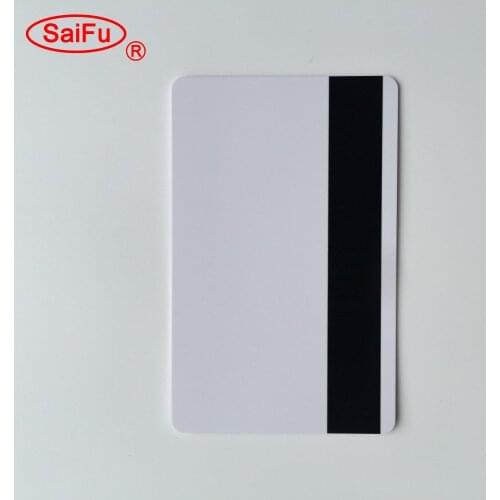 25X/lot Blank White Plastic Inkjet PVC Card with 1/2'' HiCo 3-Track Magnetic Stripe for Access Control Door Key System for Hotel