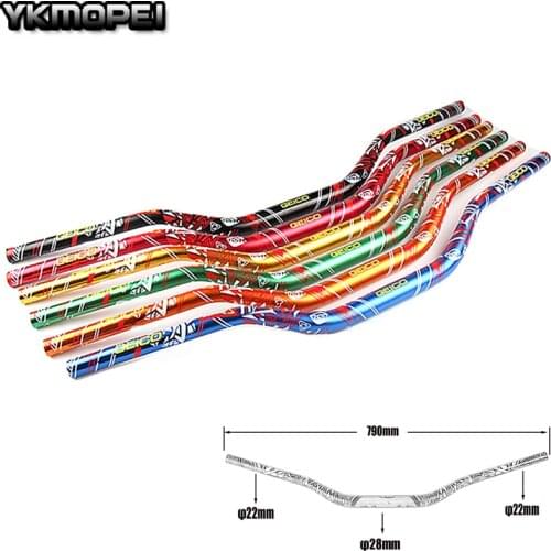 CNC Aluminum Motorcycle Steering wheel Bar 7/8" 22mm Handle Tubes 1 1/8" 28mm Handlebar for Honda MSX 125 Kawasaki Ducati Yamaha