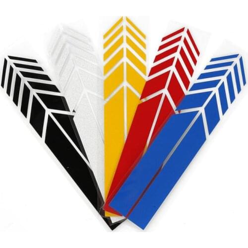 Auto Exterior Decoration Accessories 5 Colors 2PCS Car Rearview Mirror Stickers Reflective Decals
