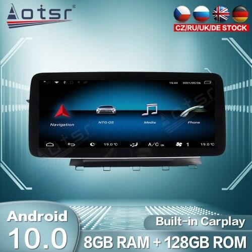 12.3"Android Car Radio Tape Recorder Audio Multimedia Player Stereo For Mercedes Benz X204 GLK 2008 2009-2015 GPS Navi Head Unit