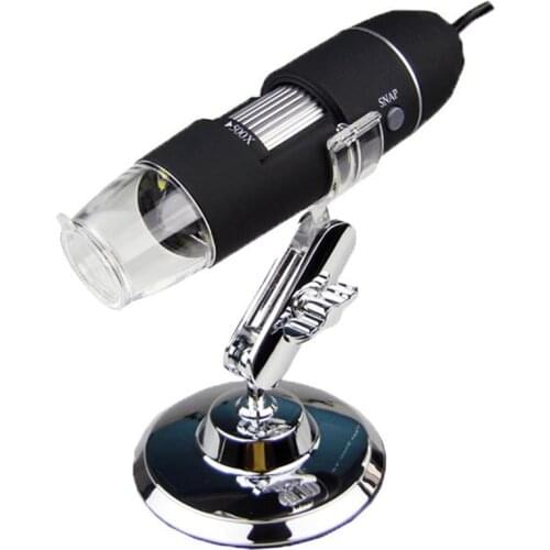 GOFORAY USB Digital Microscope Camera Magnification Endoscope 500X with Stand for Samsung Android Mobile Windows