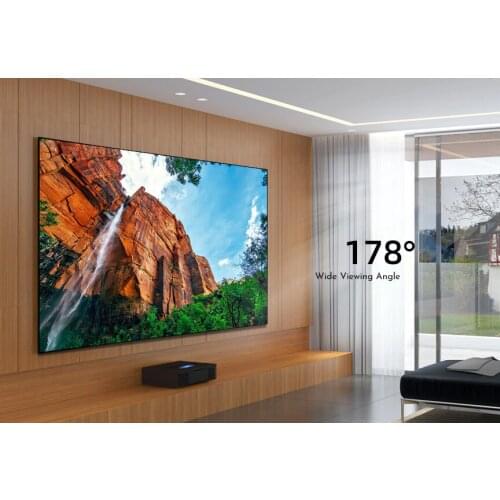 SCREEN PRO 135 inch ust alr screen Tprism fixed frame CLR ambient light rejecting projection screen