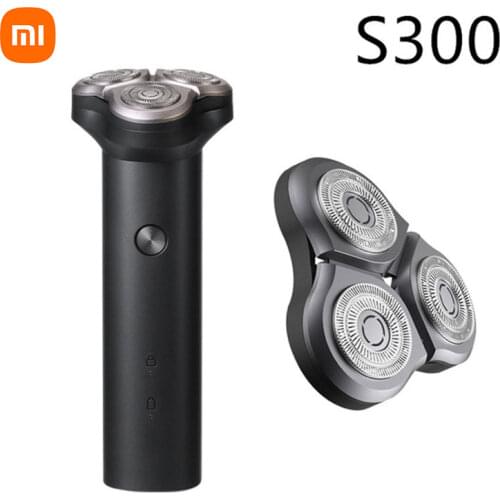Xiaomi Mijia S300 Electric Shaver 3D Floating Smart Razor IPX7 Waterproof Type-C Charging Dual Layer Blade Dry&Wet Beard Shaving