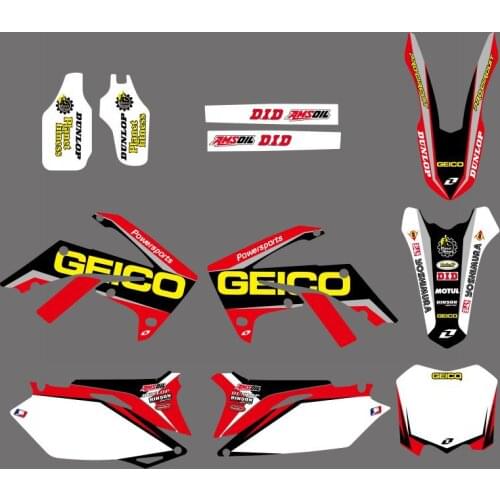 GRAPHICS & BACKGROUNDS DECAL STICKERS Kits for Honda CRF250R CRF250 2010-2013 & CRF450R CRF450 2009 -2012 CRF 250 250R 450 450R