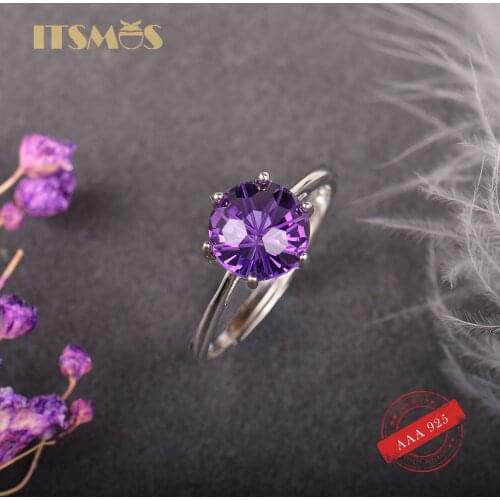 ITSMOS Rings With Semi-precious Stones