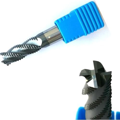 12mmx30mm HRC45 Roughing End Mills 4 flutes Milling cutters CNC rough EndMill Tools Carbide router bits milling bits
