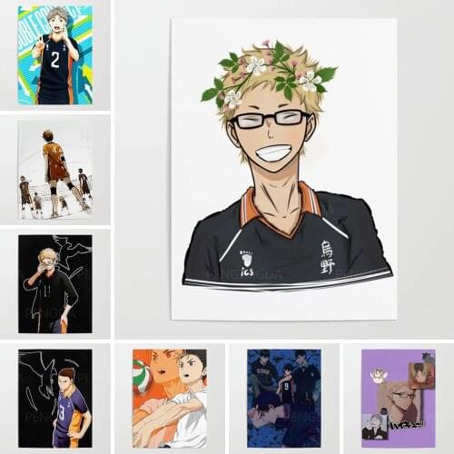 Modular Hd Prints Pictures Paintings Haikyuu Home Decoration Canvas Japan Anime Poster Wall Artwork For Living Room No Framework
