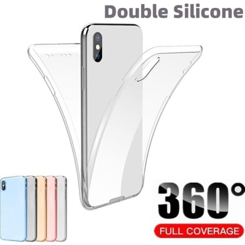 360 Soft Silicone Case For Samsung A8 A6 Plus A730 A9S A920 A520 A320 Full Body Clear Cover Galaxy A750 A720 A530 A600 A605 Capa