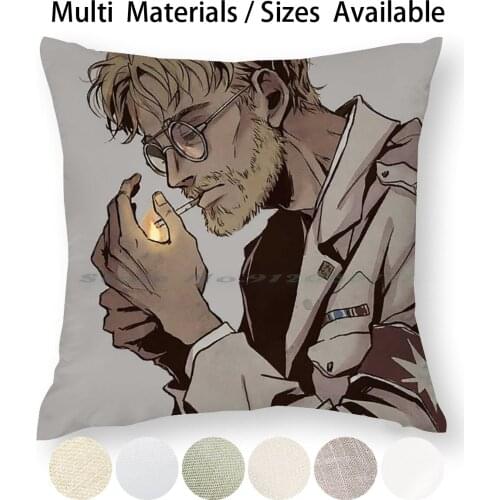 Attack On Titan-Zeke Yeager Pillow Case Throw Pillow Cover Cotton Linen Flax Liva? Snk Anime Attack On Titan Shingeki No Kyojin