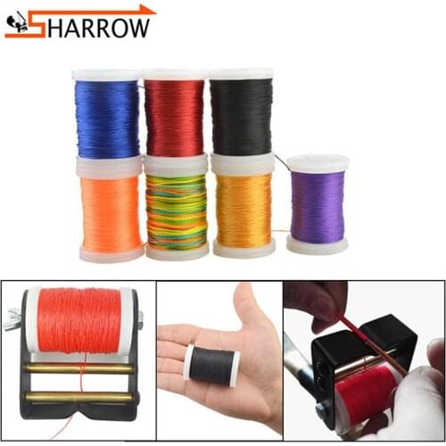 5pcs 120m Bowstring Serving Thread 400D 0.02" Bow String Protect Threads For Outdoor Sports Hunting Shooting Archery Accessories