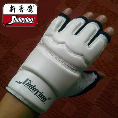 Adult Children Taekwondo Gloves Hand Protector Finger Support Fighting Guard Boxing Kickboxing Cycling Gloves Approved Palm