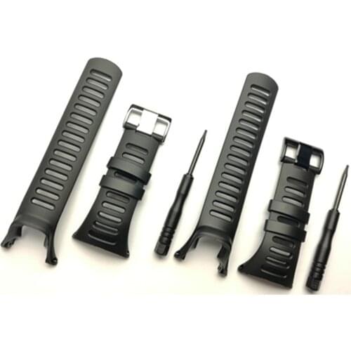 Watchband for SUUNTO Ambit 1 2 3 4 peak 2R 2S SAPPHIRE 24mm Mens Watch Rubber strap band with Screwdriver Watch Accessories