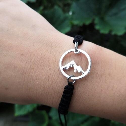 SanLan Mountain bracelet Wanderlust jewelry The Mountains Are Calling