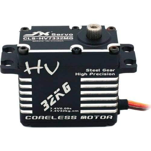 CLS-HV7332MG JX 32KG 0.09sec Metal Gear CNC Standard Digital Coreless Servo Motor for 1/8 1/10 Scale RC Car Boat Robot