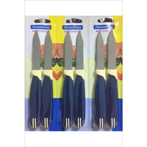 Tramontina Short Fruit Vegetable Paring knife 6Lı Navy Blue
