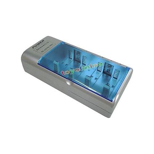 AA AAA 2A 3A C D Size Universal Charger USA PP3 9v Rechargeable Battery