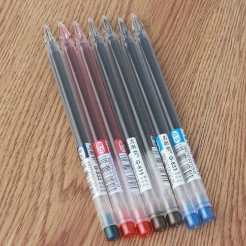 0.38mm Large Capacity Ink Dimand Shape Needle Nib Gel Pen Sign Pen For School Office Supplies