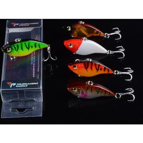 1pcs 5cm 15g High Quality Topwater Fishing Lures VIB Bait 5 Colors Available Bass Crnakbait Wobblers Fishing Tackle Pesca