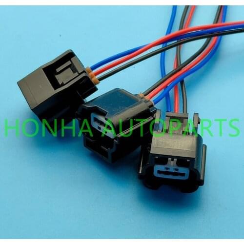 10/50/100PCS 3 pin headlamp ballast plug auto waterproof cable connector with wire 7283-8852-30 DJ7031K-0.6-21