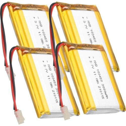 103450 3.7V 3000mAh polymer lithium rechargeable battery for GPS navigator MP5 GPS bluetooth speaker headset e-book camera