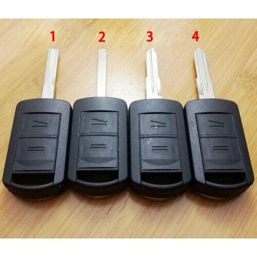 2 Button Replacement Remote Key Shell Case For Opel Vectra 3.2 Corsa (4 Kinds Of Blade )Fob Key Cover 5PCS/lot