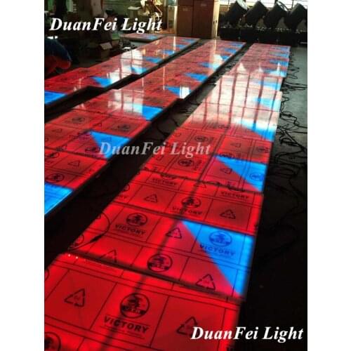 20PC Free Shipping 432 10mm New LED DJ Stage Dance Floor lighted dance floor