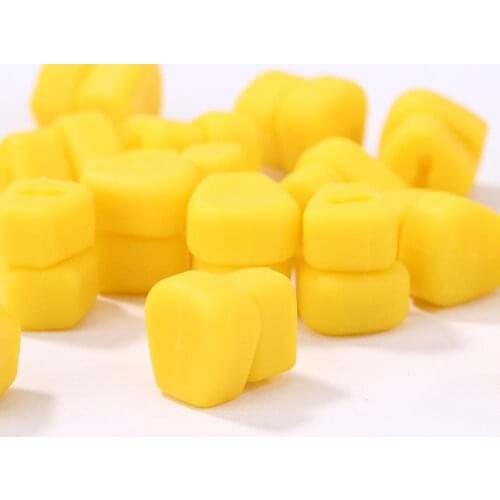 30pcs 50pcs Fishing Lures Corn Shapes Carp Fishing Lures Bait Floating Smell Corn Flavor Artificial Baits Pesca Iscas Accessory