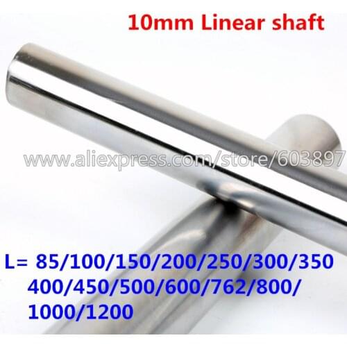 4pcs Optical Axis Smooth Rods 10mm 85/100mm Linear Shaft Rail 3D Printers Parts Chrome Plated Guide slide