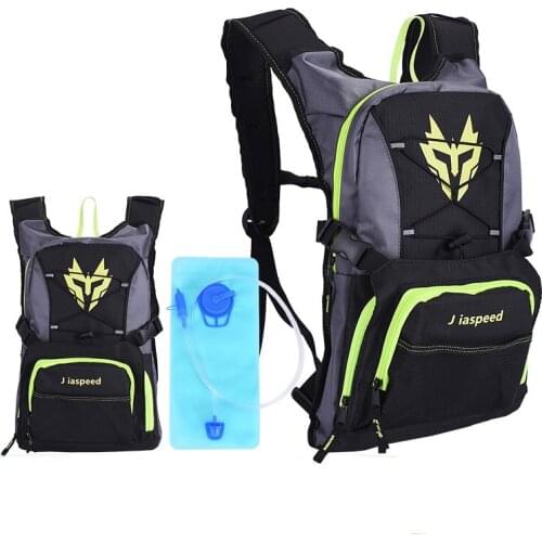 Black Cycling Backpacks Large Capacity Motocross Outdoor Sport Riding Bag Storage Bag With 2L Water Bag Dirt Bike